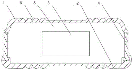 Manufacturing method for bend-resistant bus card casing