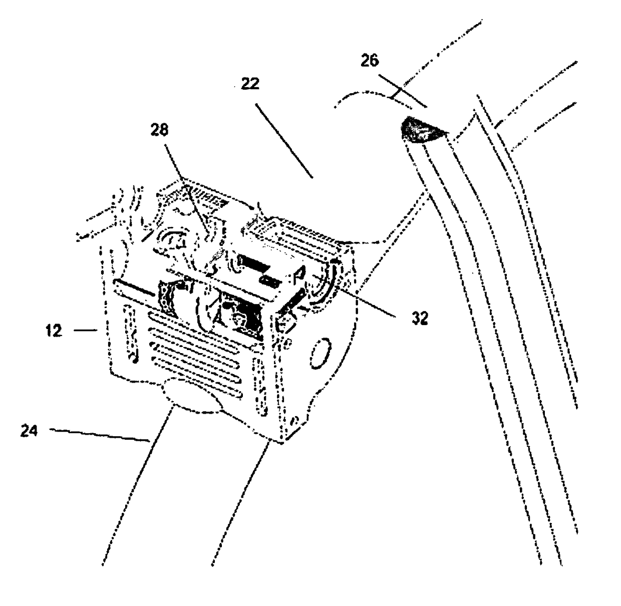 Portable multi-platform friction drive system with retractable motor drive assembly