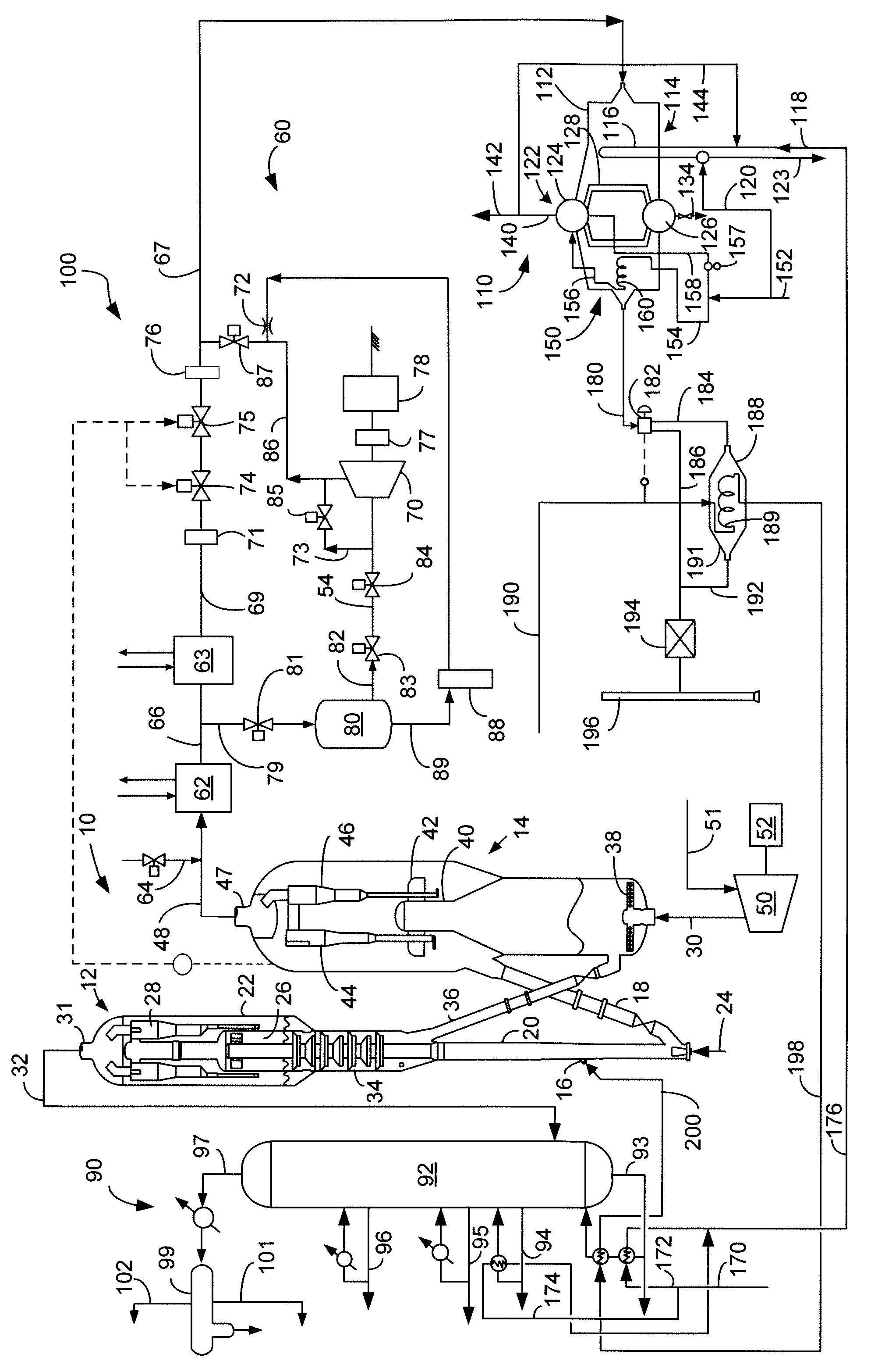 Apparatus for feed preheating with flue gas cooler