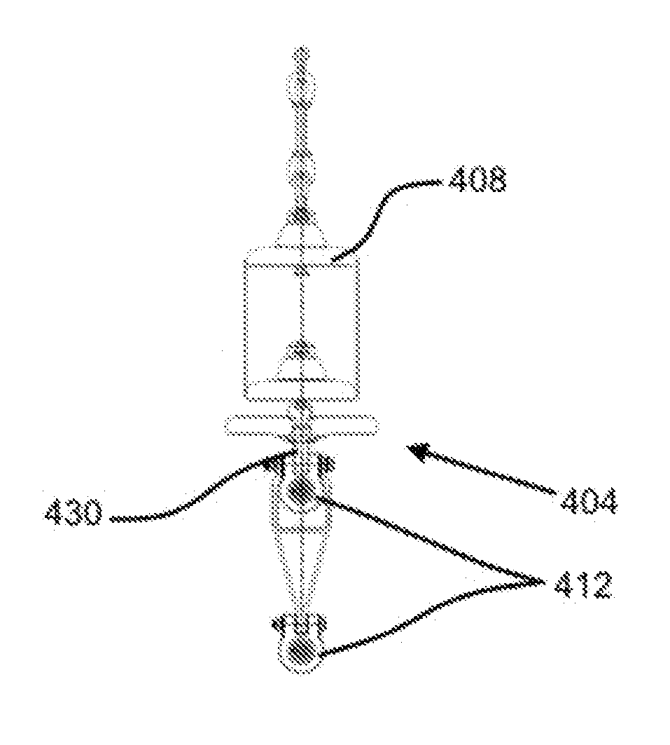 Fitting with a collar for a power transmission system