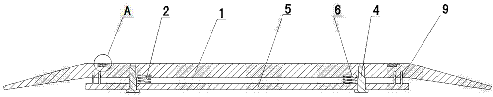 Sealing device for heat and tail parts of air bellow of metallurgic sintering machine