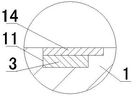 Sealing device for heat and tail parts of air bellow of metallurgic sintering machine