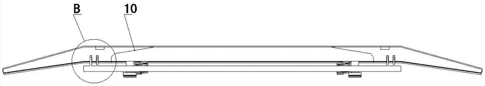 Sealing device for heat and tail parts of air bellow of metallurgic sintering machine