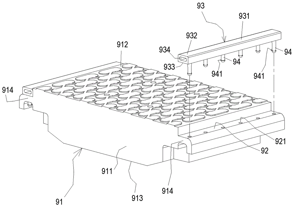 Rubber bead for fixing rubber slabs of railway level crossings