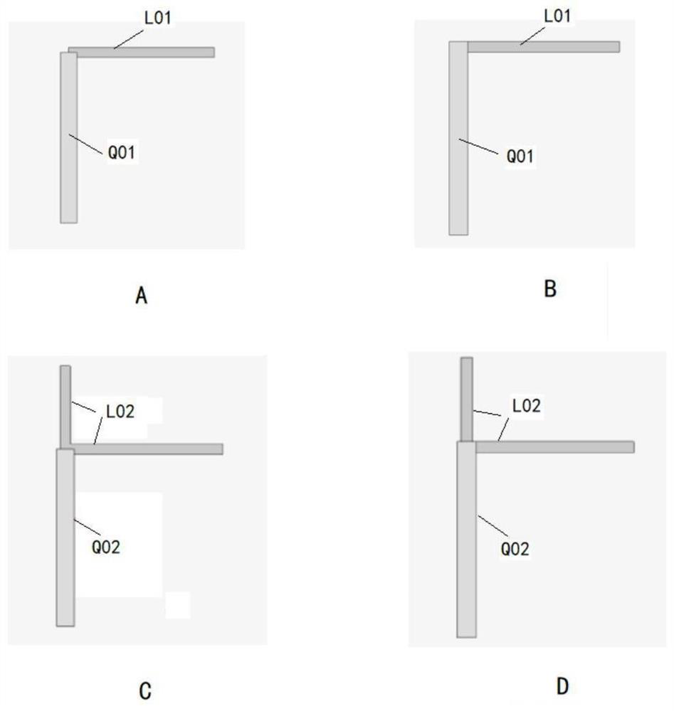 Component adjustment method and device in BIM model, computer equipment and storage medium