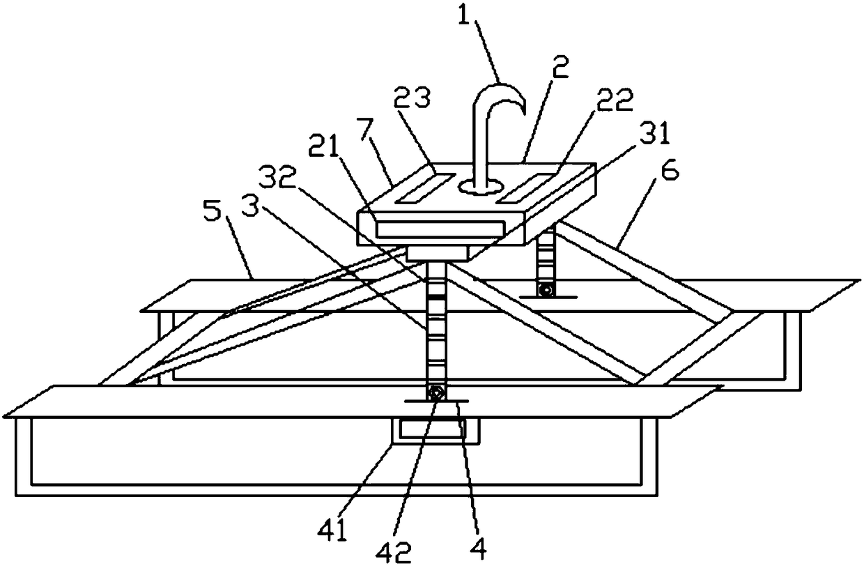 Clothes hanger capable of automatically adjusting by combining illumination intensity