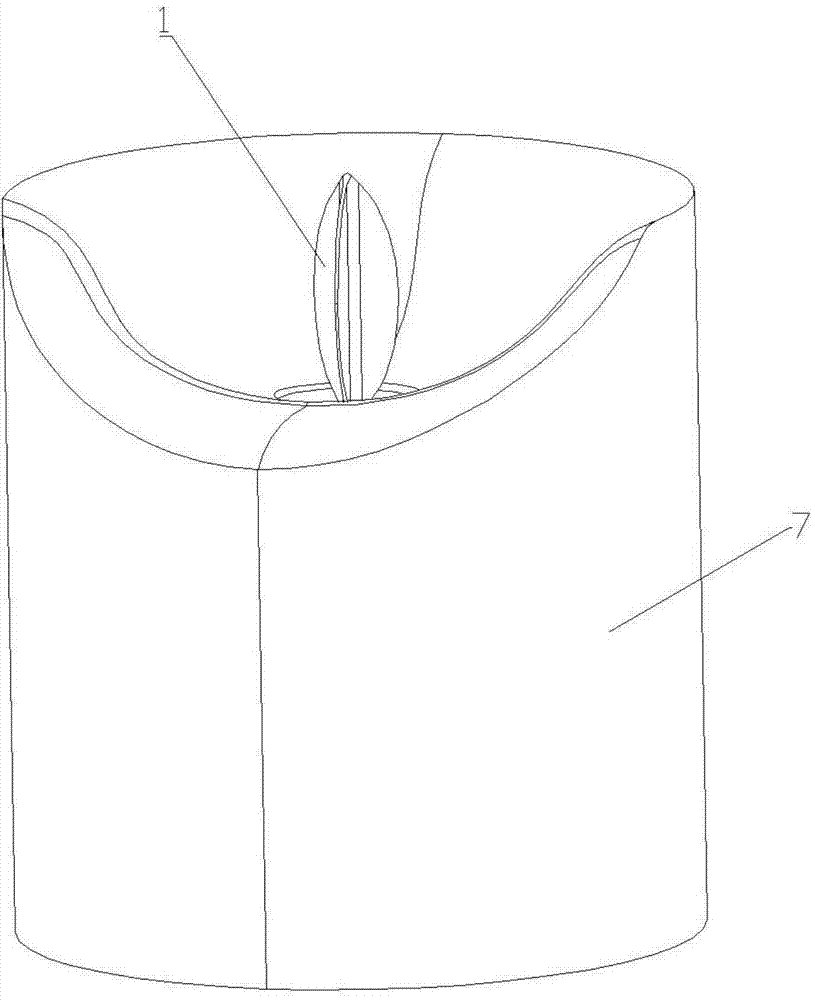 Electronic light-emitting device for simulating real naked flame