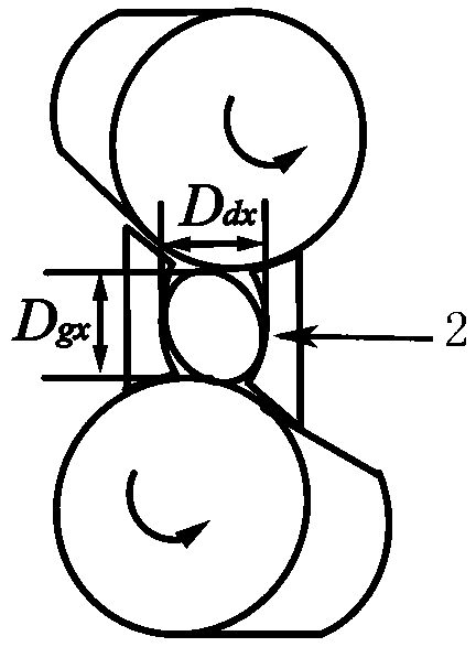 Ultrafine grain rolling method of large-size 45 steel bar