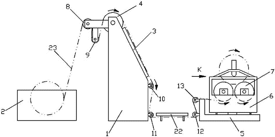 Cloth inspecting machine