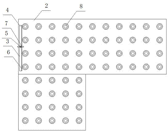 Worktable of plate shearing machine