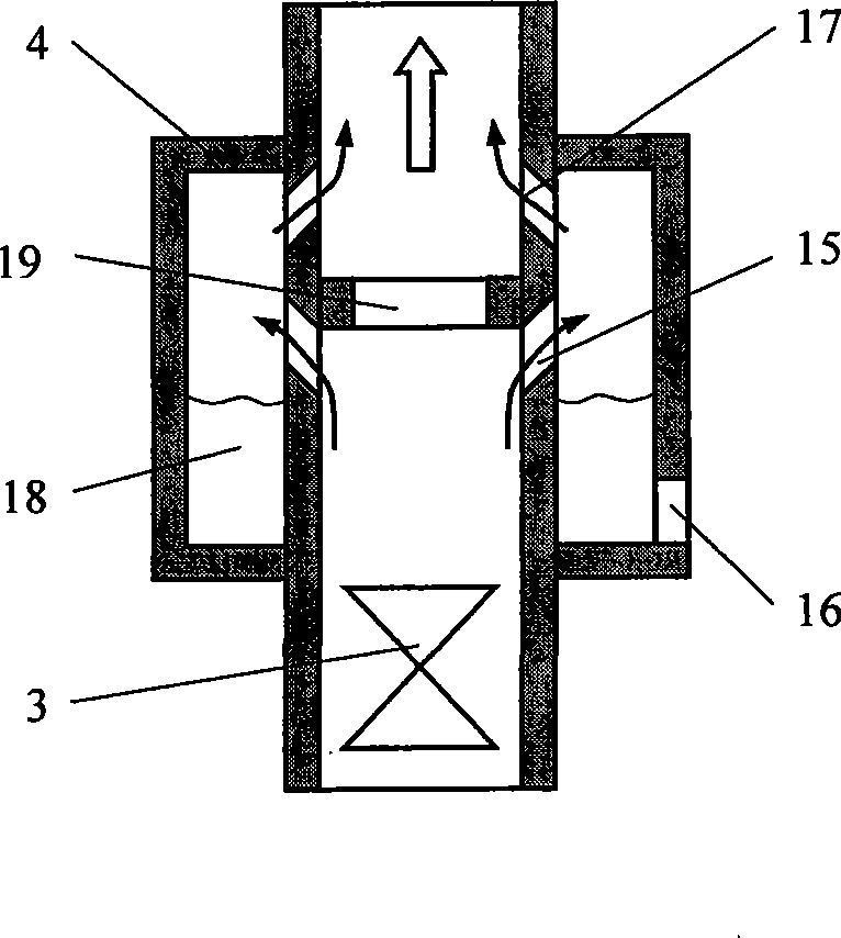 On-line instant measuring method and apparatus for oil-gas-water three phase flow quantity