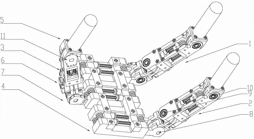 Dexterous hand driven by shape memory alloy