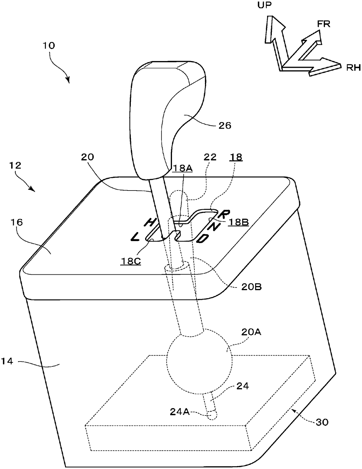 Shift lever device