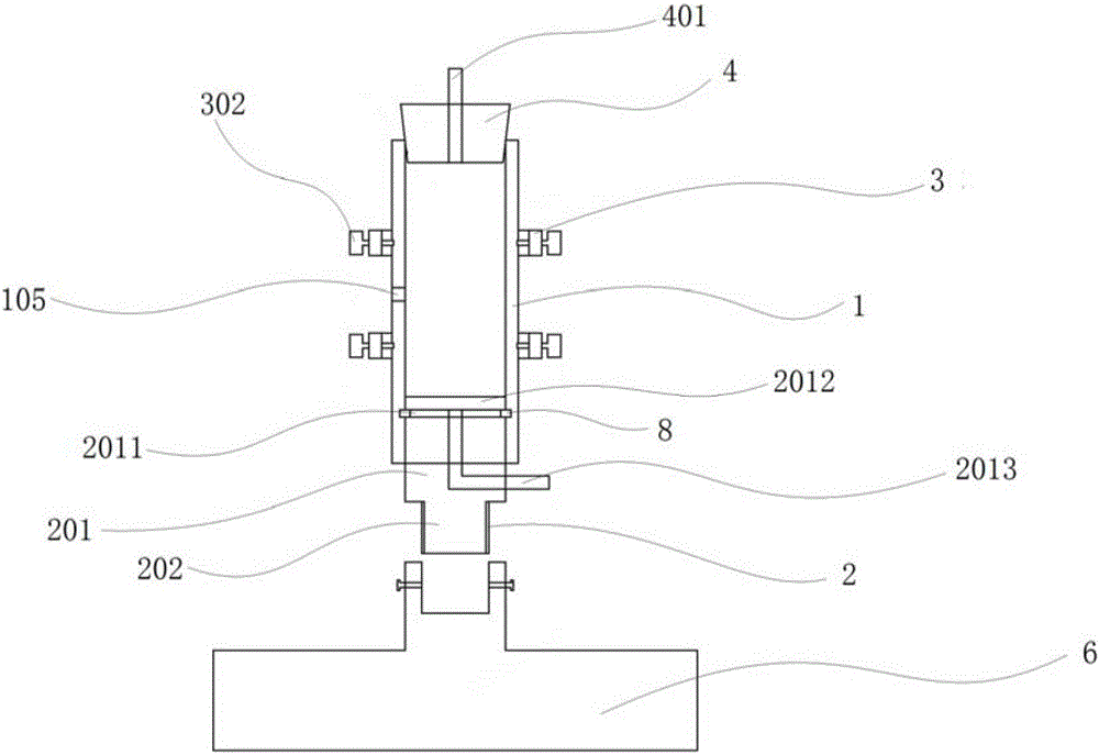 Three-axis test sample preparation device of low-strength microorganism calcareous sand and application method thereof