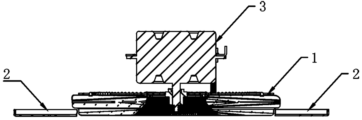 Oil smoke separation device