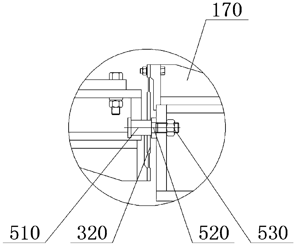 Engine test bed and test method thereof