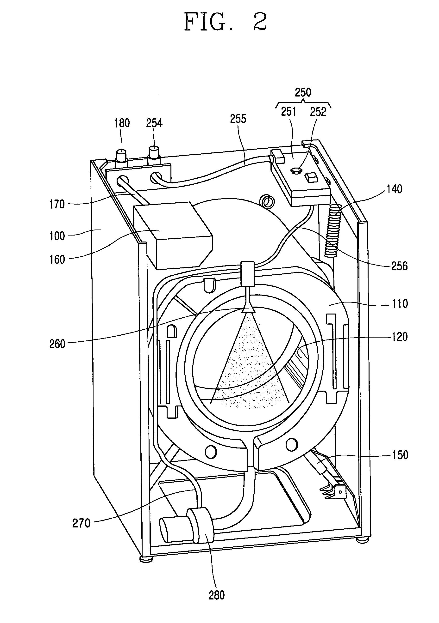 Method of washing laundry in drum washing machine