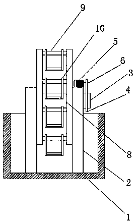 Quenching device for casting machining