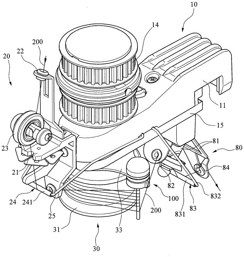 A yarn feeding device capable of adjusting the density of yarn division