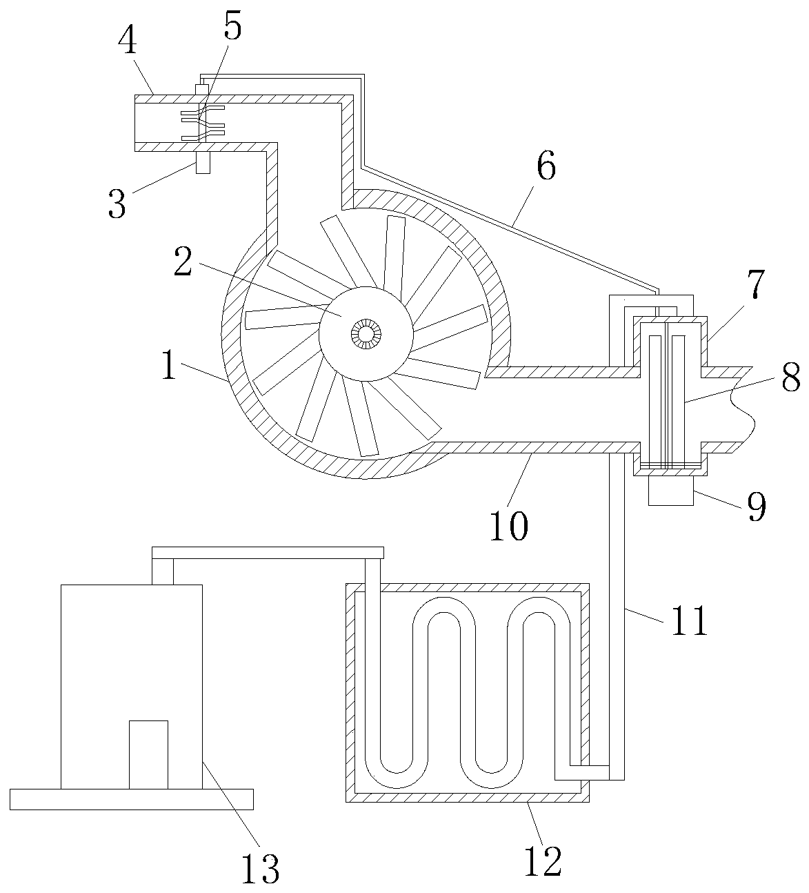 Efficient refrigeration industrial fan