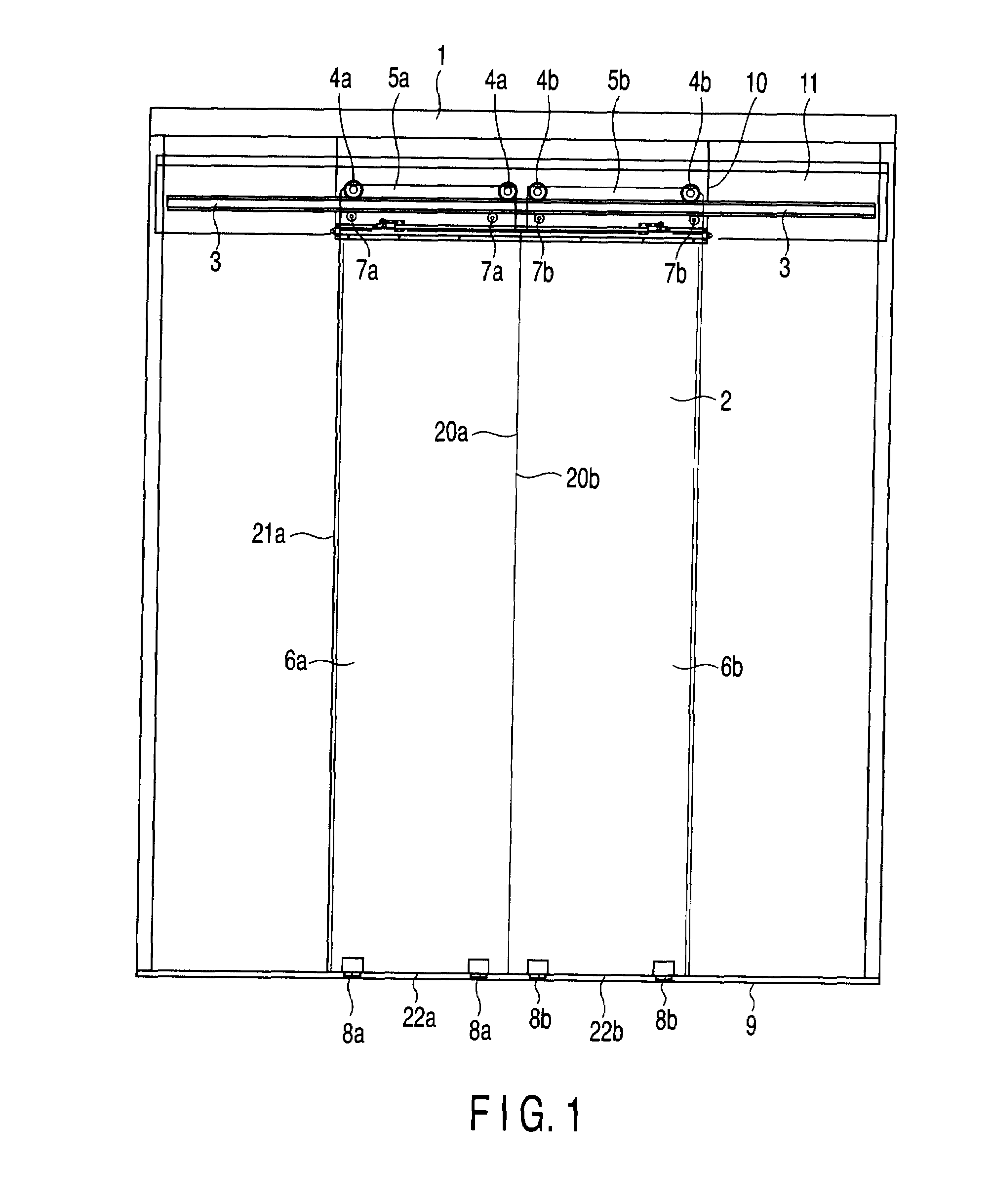 Sealing device for elevator