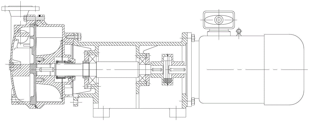 Vertical water ring vacuum pump