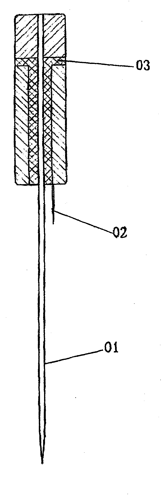 Acupuncture needle with electrolytic effect