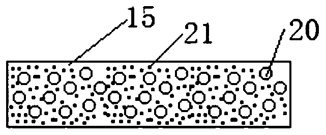 Device for treating wastewater generated by foil corrosion