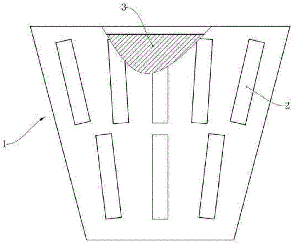 Method for improving moderately-severely hardened saline-alkali land