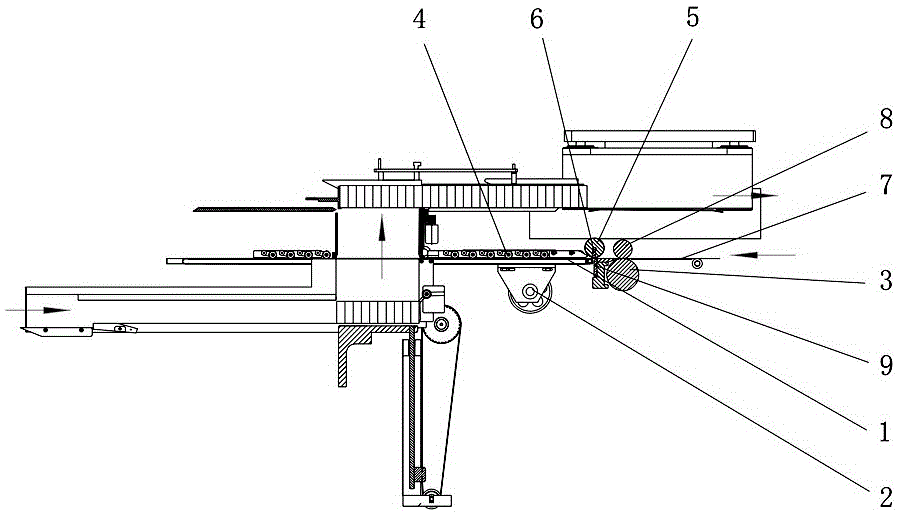 Film sending and cutting method for plastic film machine