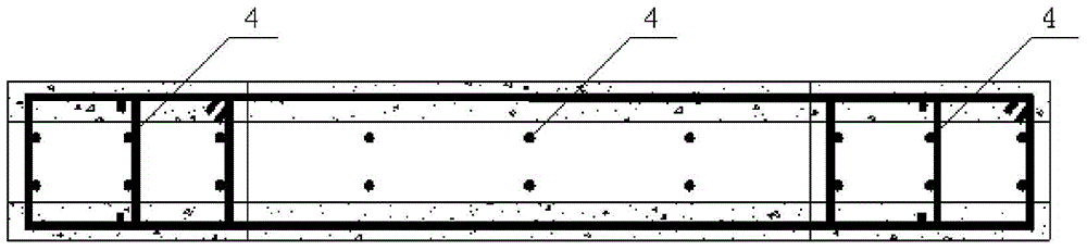 Wallboard interlayer connection for use at bottom enhanced part of laminated shear wall structure