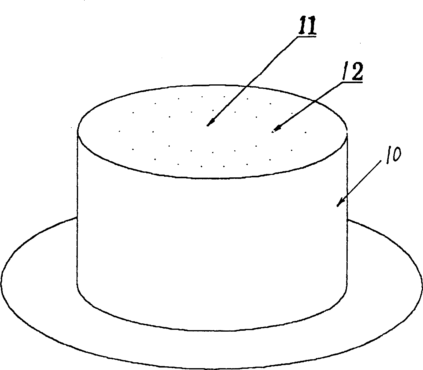 Surface treatment method of tantalum sprayer for wet spinning