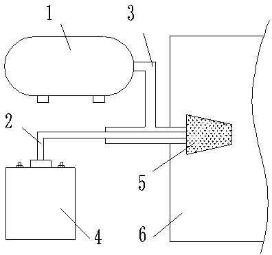 Fuel combustion supporting system capable of improving fuel combustion efficiency