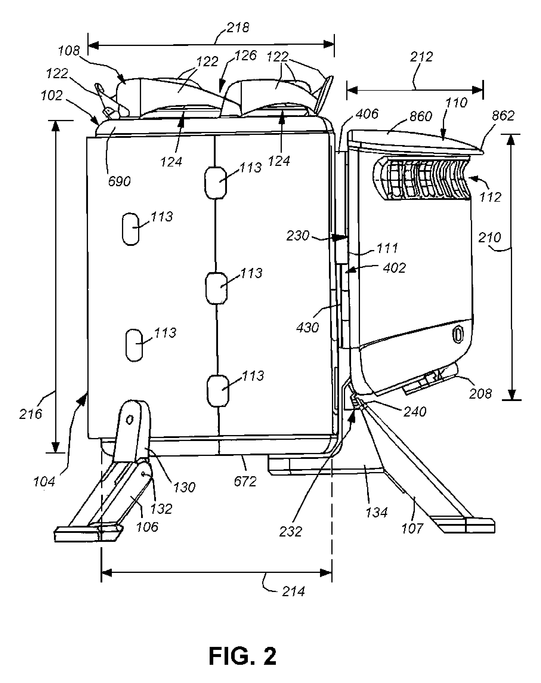 Portable combustion device utilizing thermoelectrical generation