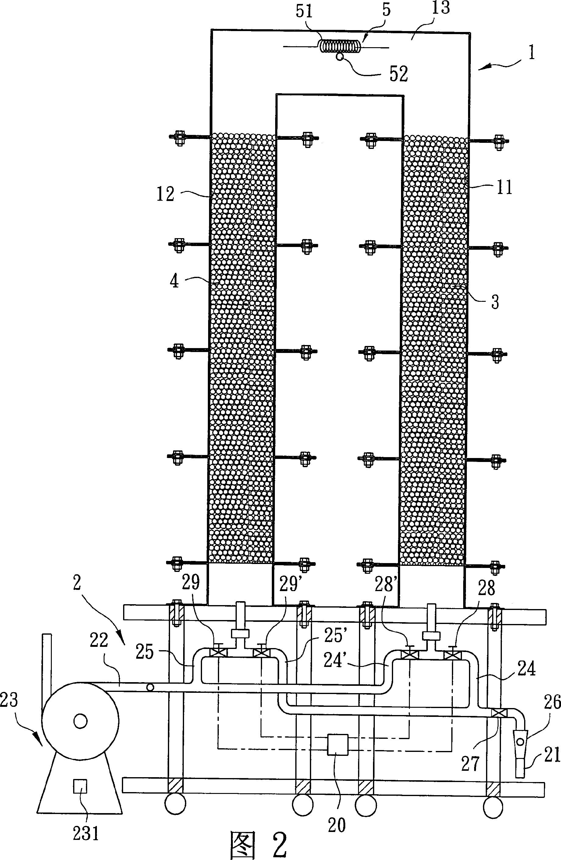 Heat storage type incinerating method for treating Dioxin-like compounds