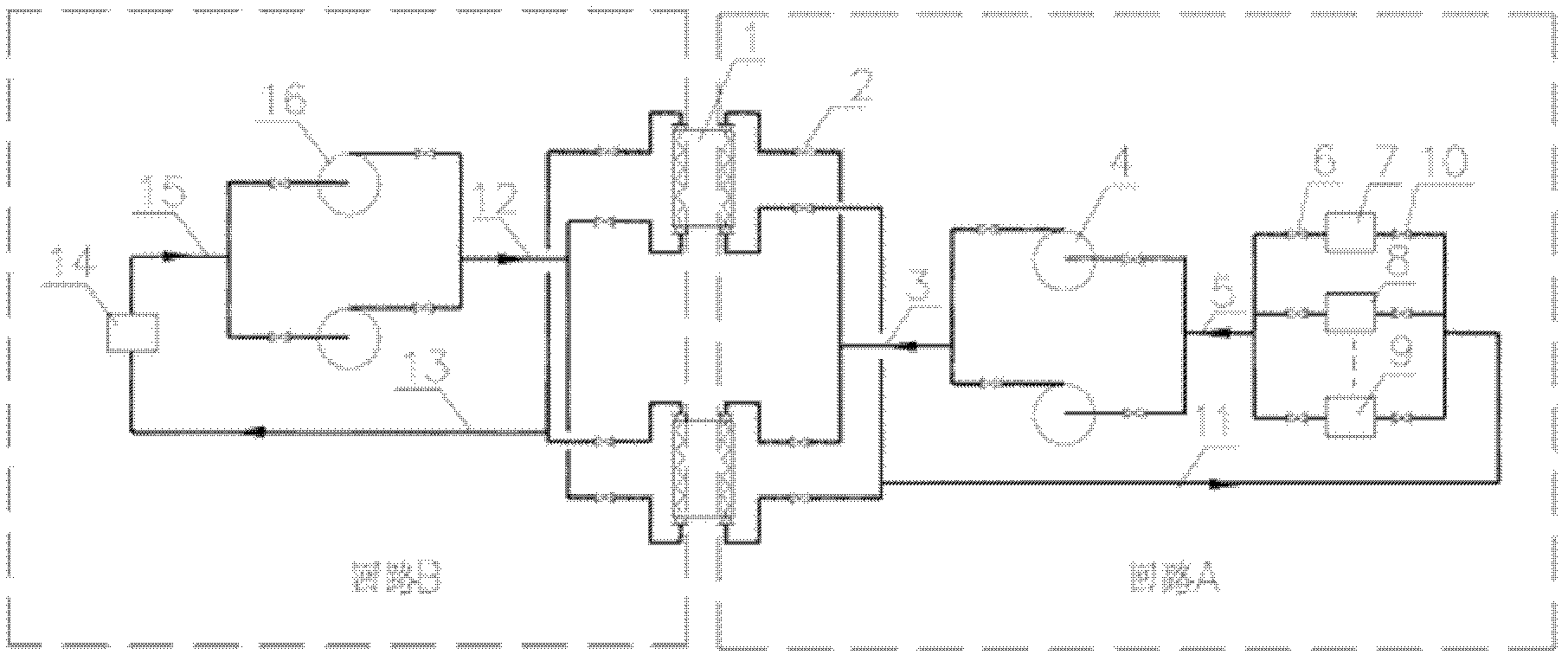 Maintenance standby system for cooling water system of nuclear power plant