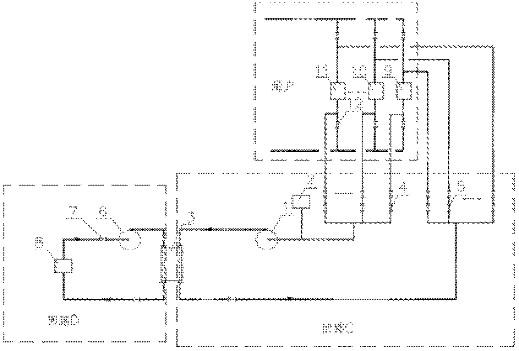 Maintenance standby system for cooling water system of nuclear power plant