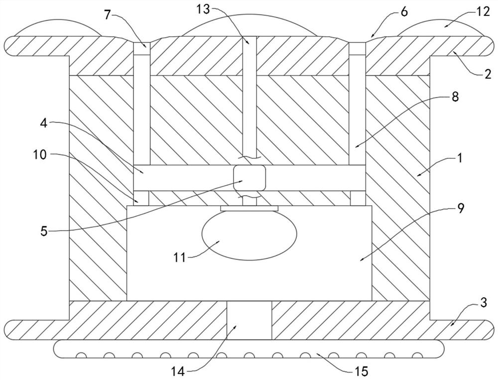 Self-dewatering stable buoyancy tank