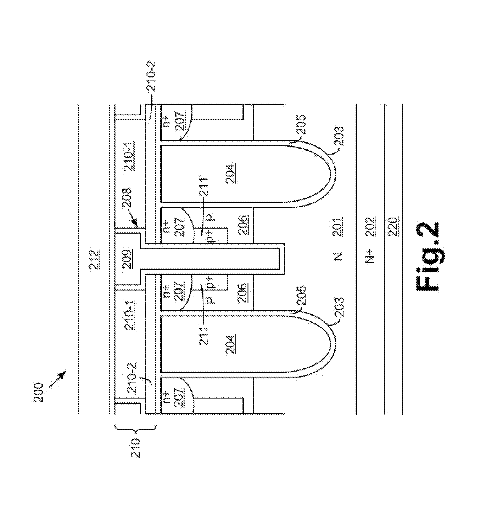 Trench metal oxide semiconductor field effect transistor with embedded schottky rectifier using reduced masks process