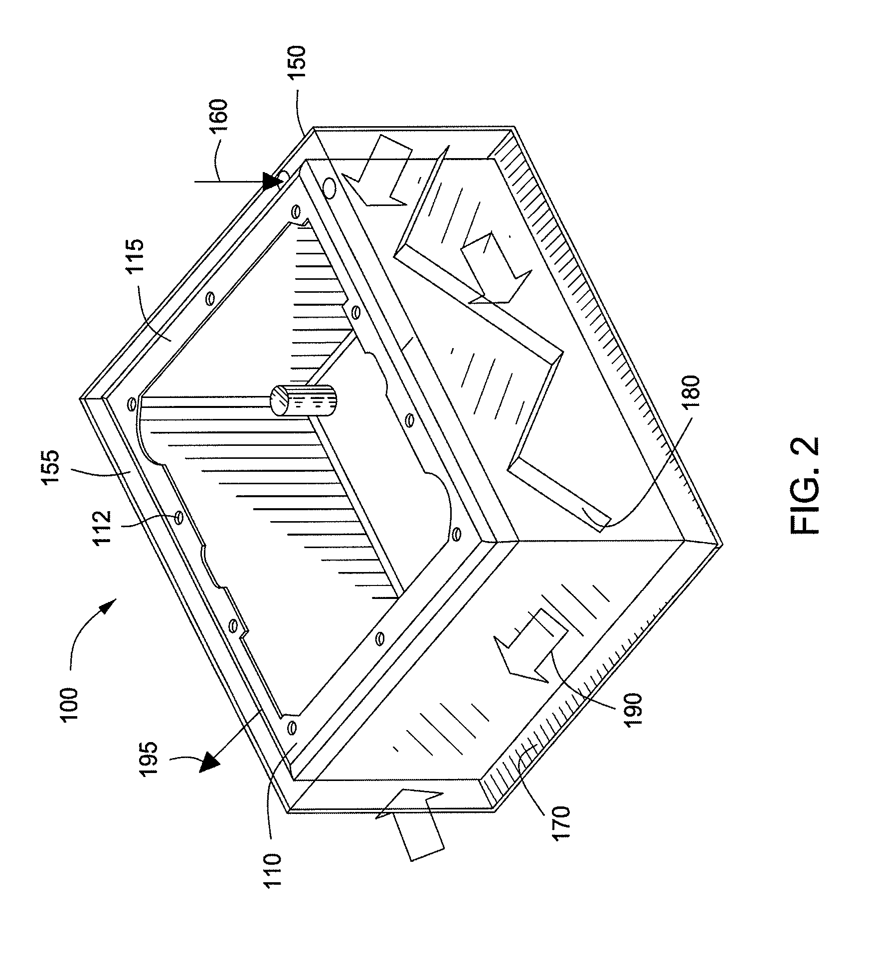 Integrated Air/Oil Reservoir Cooler and Noise Reduction System