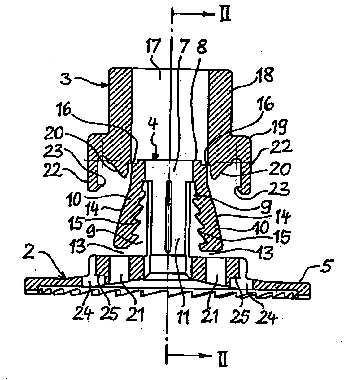 Fastener for application to a threaded stud