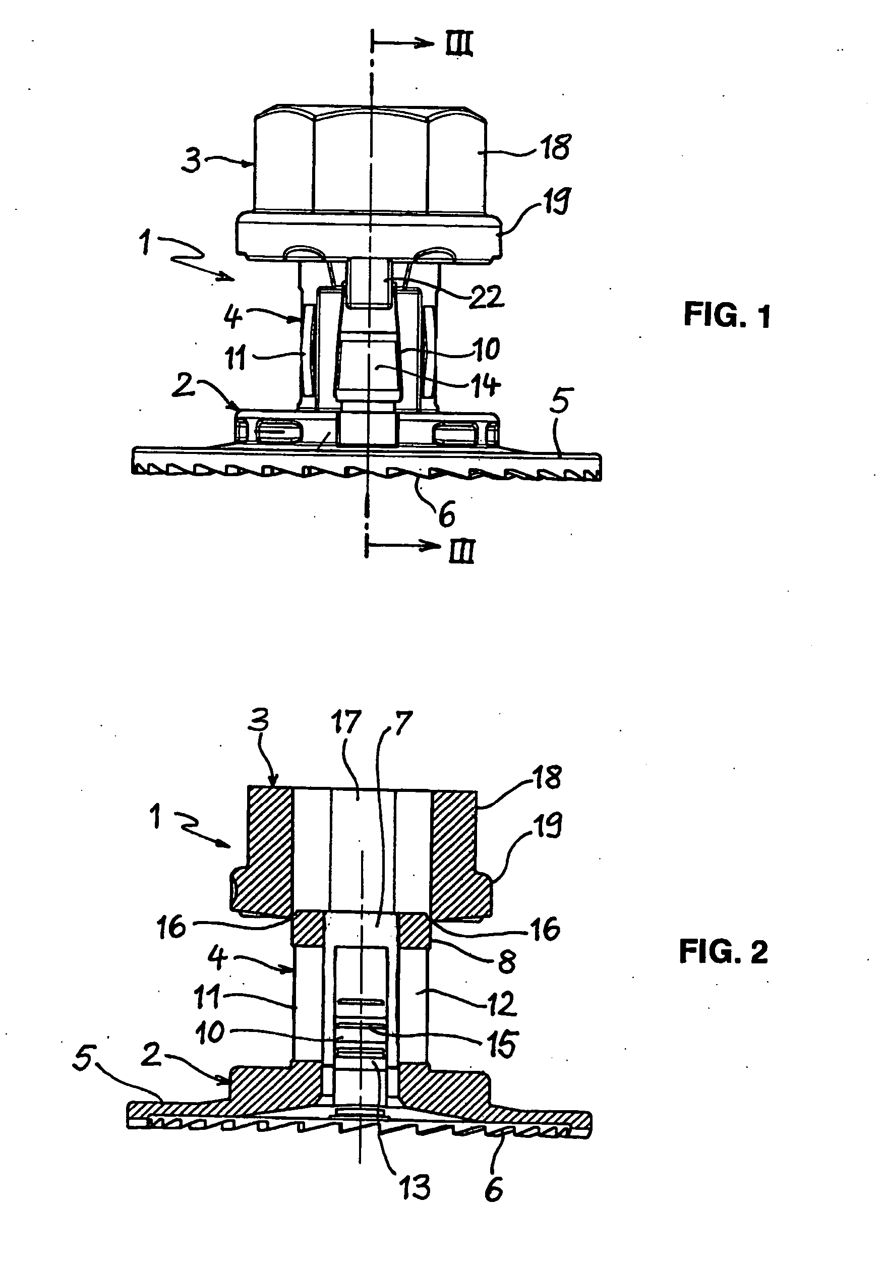 Fastener for application to a threaded stud