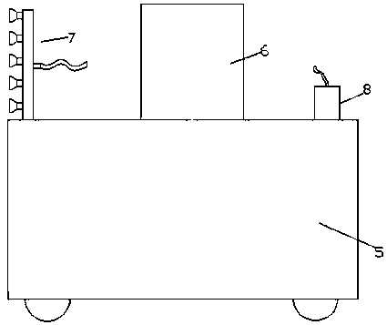 New energy water-saving sprinkling irrigation vehicle