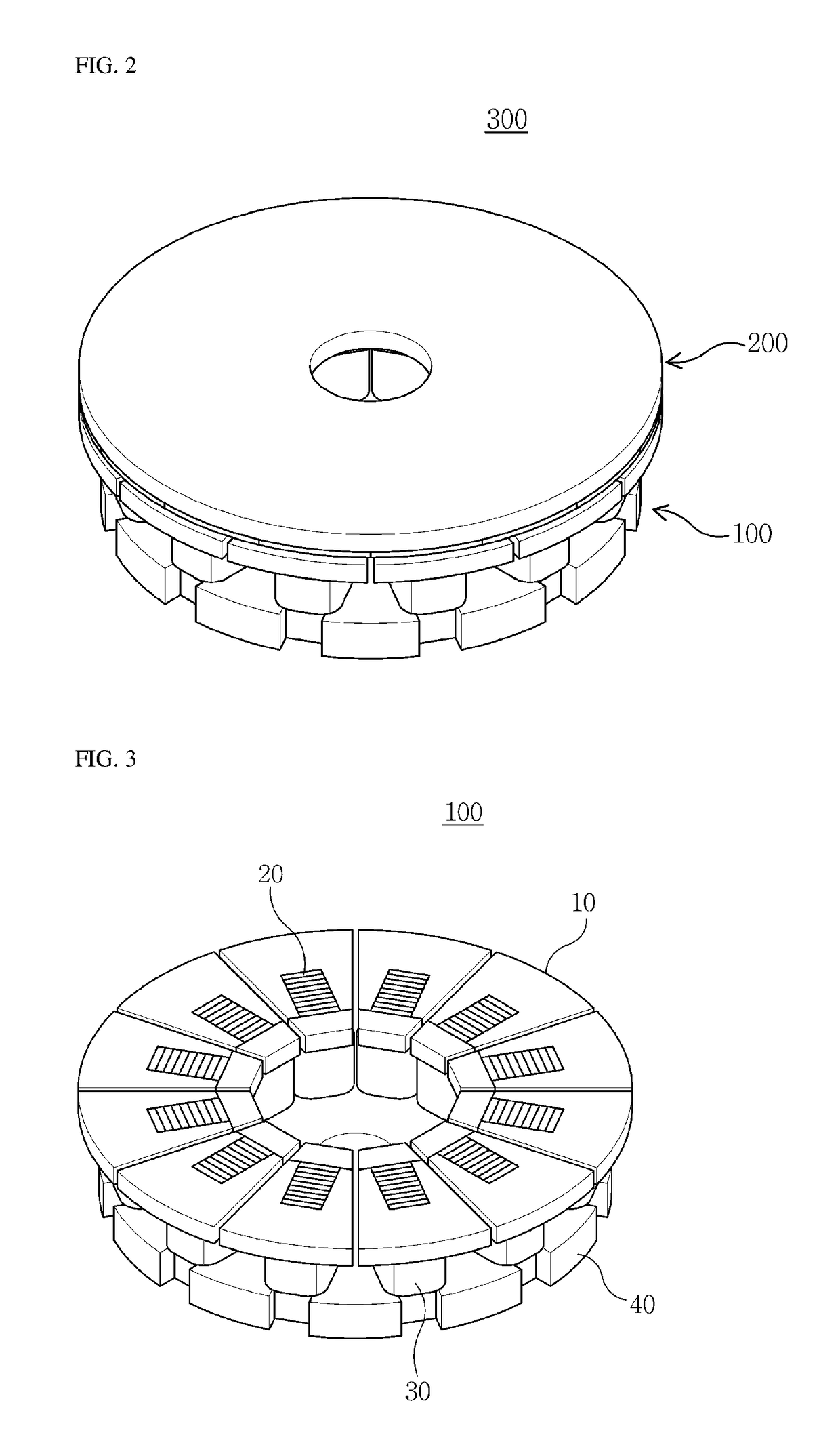 Stator of planar type motor, and planar type motor using same