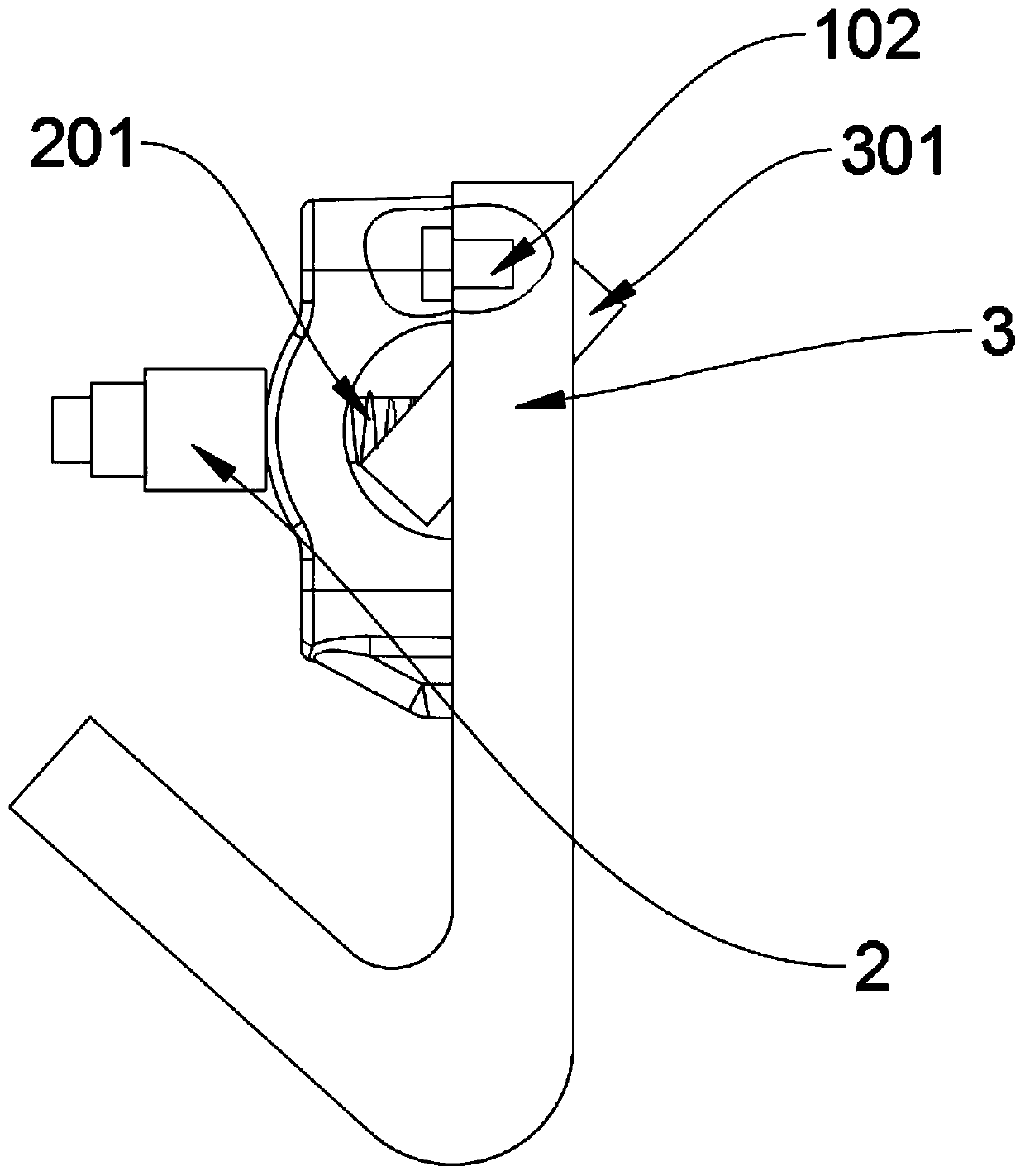 Bearing cover angle positioning machining process equipment