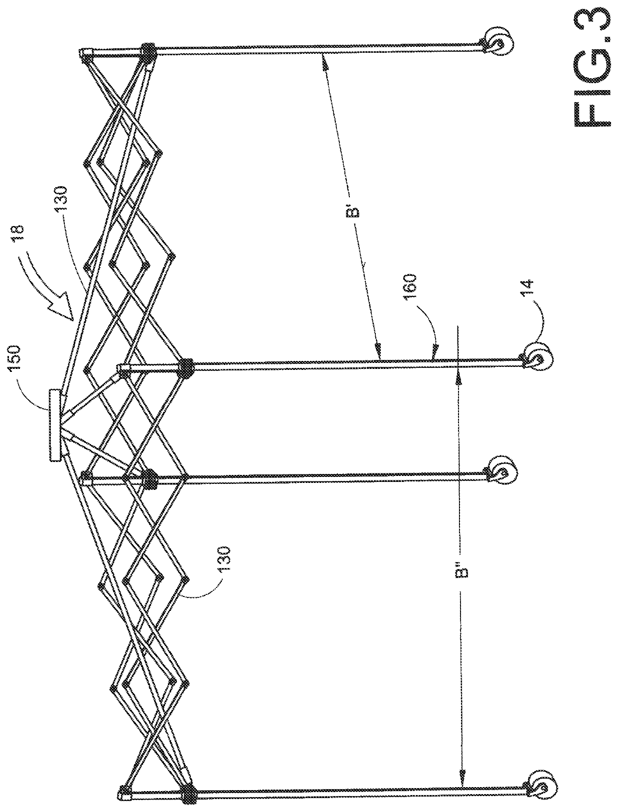 Mobile Cart Convertible To Canopy Shelter