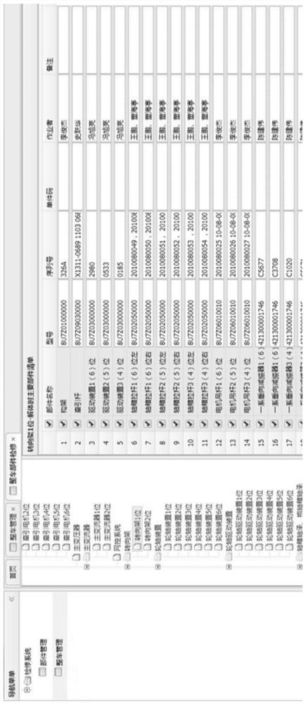 Electric locomotive maintenance record management system