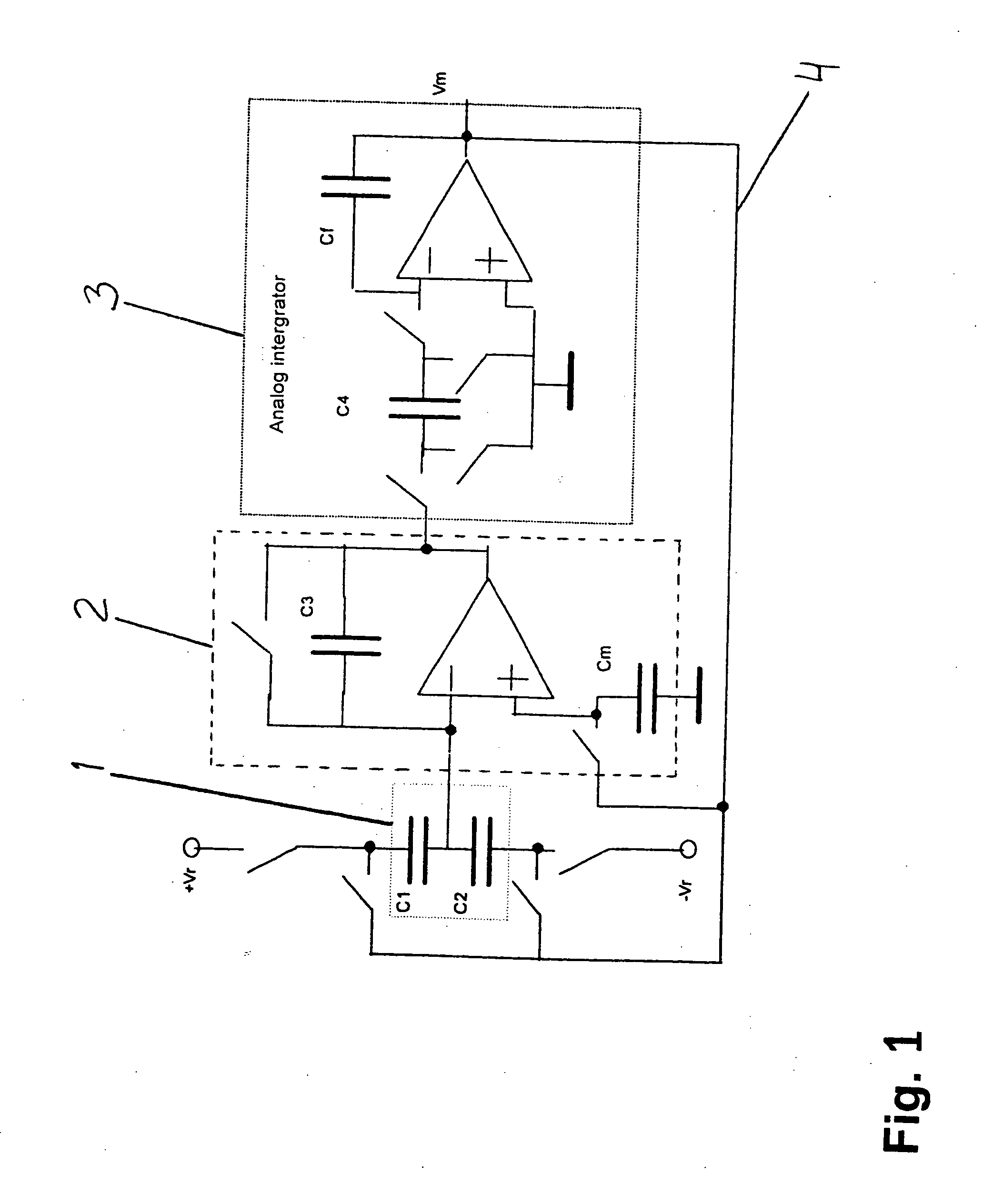 Capacitive acceleration sensor arrangement