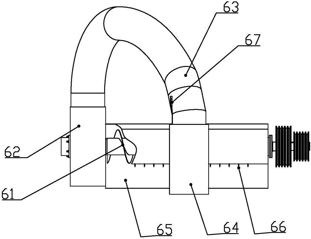 Pneumatic straw deep-burying returning machine