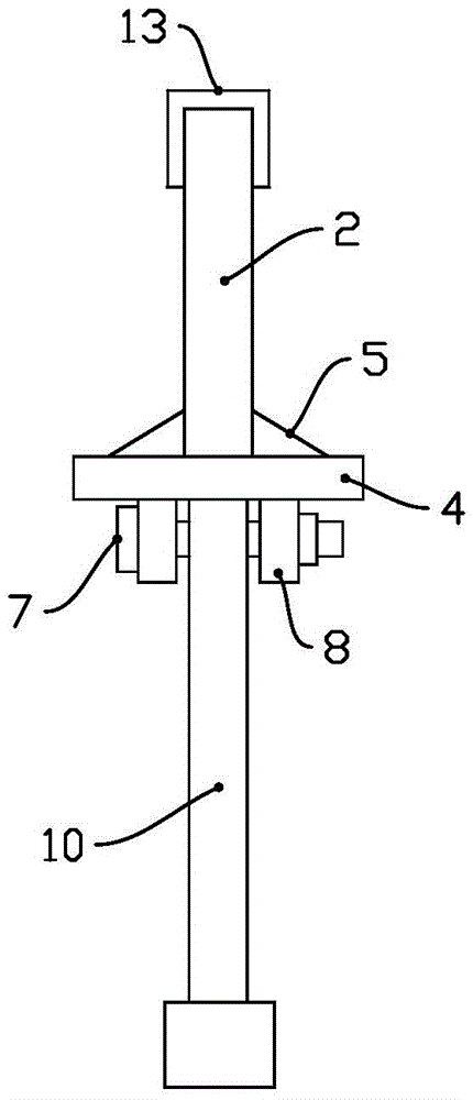 Wear-resisting anti-skidding lifting device of crane beam